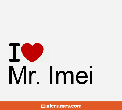 Mr. Imei